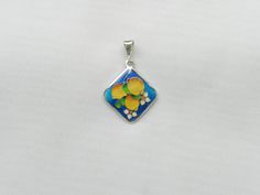 Georgian cloisonne enamel necklace enamel floral pendant lemons necklace minankari Tbilisi souvenir Georgia minankari silver vitreous enamel Cloisonne Enamel Jewelry, Vitreous Enamel, Enamel Necklaces, Floral Pendant, Cloisonne Enamel, Enamel Jewelry, Pendant Necklaces, Jewelry Necklace Pendant, Georgia