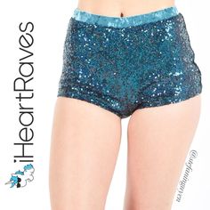 Brand New In Bag, Never Worn Iheartraves Deep Sea Sequin Shorts! Size Small Let Your Mermaid Hair Down When You Wear Our Deep Sea Sequin Shorts. These Sparkly, Teal, High-Waisted Shorts Will Pair Perfectly With A Silver Or Black Crop Top And Combat Boots. 100% Polyester Hand Wash Cold Air Dry Model 1 - Size S. Height: 5' 7" - Bust: 34" - Waist: 24" - Hips: 35" Deep Sea Mermaid, Festival Bottoms, Rave Bottoms, Cutout Shorts, Sea Mermaid, Mermaid Sequin, Festival Shorts, Velvet Shorts, Sequin Shorts