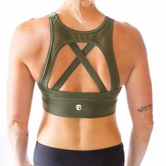 X-Factor Sports Bra (Tactic... Increase Bust Size, Green Sports Bra, High Support Bra, Green Sports, White Nike Shoes, Lululemon Outfits, Workout Clothing, X Factor, Fitness Apparel