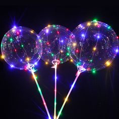 Party Brands LED BALLOON LIGHT - HANDLE with LIGHT STRAND Special Effects Lights Decoration, Transparent Balloons, Led Balloons, Balloon Lights, Tafel Decor, Clear Balloons, Floating Lights, Balloon Kit, Holiday Promotions