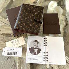 Authentic Louis Vuitton Limited Edition Monogram Canvas Mini Agenda/Card Holder, Made For The 150th Anniversary (1854-2004), This Special Agenda Has A Mini Monogram Print On The Exterior And A Heat Stamping Of Louis Vuitton’s Image On The Interior. This Pristine Set Consists Of Agenda, Address Book, Note Book, Authenticity Code Card And Box. Never Been Used Has Stayed In Its Original Box So It Is Flawless. Agenda Measurements Closed: 4 1/4 L X 3 1/4 W Lv Agenda Pm, Louis Vuitton Planner, Lv Agenda, Louis Vuitton Book, Louis Vuitton Agenda, Louis Vuitton Limited Edition, Louis Vuitton Accessories, Monogram Prints, Planner Girl