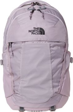 North Face Recon Backpack, North Face Backpack School, North Face Backpacks, Backpacks For High School, North Face Recon, College Supplies, North Face Bag, Purple Backpack, Backpack For Teens