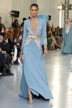 Elie Saab - Spring 2020 Fashion Show Outfit, Elie Saab Haute Couture, Elie Saab Spring, Elie Saab Couture, Spring Couture, Evening Dresses Elegant, Women's Wear, Fashion Baby