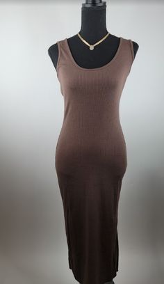 ow your bod some ❤️ with this fitted, curve-hugging ribbed dress! It's designed to rock your body right, with a flattering fit that highlights your shape. Whether you're headed to a party, out for the night, or dressing up for a special occasion, this dress is all about embracing your confidence. 🔥🔥🔥 Features: Rib-knit scoop neck and sleeveless arm openings for a sleek look. Material: Made of 50% Viscose, 30% Polyester, and 20% Polyamide, this rib-knit dress is soft, skin-friendly, and breath Curve Hugging Dress, Long Sweater Dress, Warm Dresses, Ribbed Dress, Ribbed Knit Dress, Soft Skin, Cutout Dress, Midi Dress Bodycon, Sleek Look