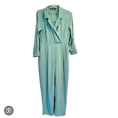 Beautiful Zara Light Sage Green Jumpsuit Brand New With Tags. Comfortable And Lightweight Fabric. Polyester Blend That’s Super Soft And Lightweight. Formal Green Long Sleeve Jumpsuit, Zara Green V-neck Jumpsuits And Rompers, Elegant Zara Jumpsuits And Rompers With Pockets, Spring Zara Long Sleeve Pantsuit, Spring Zara Pantsuit With Long Sleeves, Zara Long Sleeve Pantsuit For Spring, Zara Long Sleeve Jumpsuits And Rompers For Party, Zara Long Sleeve Jumpsuit For Party, Zara Long Sleeve Party Jumpsuits And Rompers