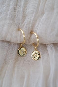 gold plated cz medallion hoop earrings #etsyjewelry #etsyshop #handmadejewelry #handmadeearrings #goldearring #goldhoops #goldearrings #goldhoopearrings #goldczearrings #cubiczirconia #hoopearrings #aestheticearrings #aestheticjewellery #jewelry #jewelrytrends #jewelryaddict #jewelrylover #jewelryforwomen #earrings #earringsoftheday #earringsforwomen #earringstyle #coinearrings #giftforher #giftforgirlfriend #giftforfriends #elegantearrings #hoopearringsforwomen #goldjewellery #etsyearrings Hoop Gold Earrings, Medallion Earrings, Brass Hoop Earrings, Fun Clothes, Gold Medallion, Coin Earrings, Earrings Hoop, Cz Earrings, Pearl Charms