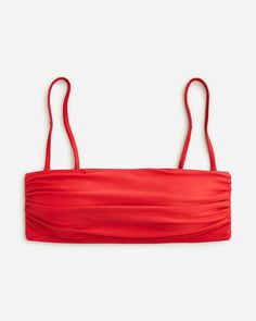 Shop  for the Ruched bandeau bikini top for women. Find the best selection of women womens-categories-clothing-swimwear-ruched available in-stores and on line. Baithing Suits, Straight Across Neckline, Summer Swim Suits, Top For Women, Dream Clothes, Spring Break, Shopping List, Womens Swimwear, Fashion News