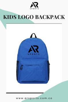 AR SPORTSWEAR KIDS LOGO BACKPACK Sporty Breathable Backpack For School, Sporty School Backpack For Back To School, Sporty Backpack For Back To School, Sporty Backpack For Back To School And Sports Events, Sporty Gym Backpack For Back To School, Sporty Breathable Backpack For Sports, Sporty Breathable Standard Backpack, Breathable Sports Backpack, Sports Nylon Backpack For Back To School