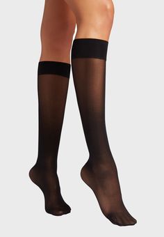 Black Individual 10 Knee Socks Black Knee High Socks, Light As A Feather, Black Socks, High Knees, Black Knees, Knee Socks, Knee High Socks, Wide Bands, Socks For Sale