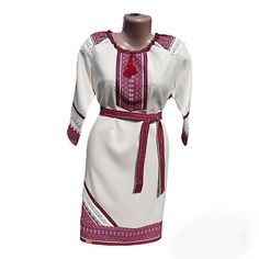 Great shopping ideas for Embroidered dress Vyshyvanka Ukrainian dress red for women folk ethnic, Womens Dresses