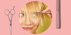 how to cut hair at home Diy Haircut Layers, Trim Your Own Hair, Cut Hair At Home, Cut Your Own Hair, How To Cut Your Own Hair, Diy Haircut, How To Cut Bangs, Medium Layered Hair, Long Face Hairstyles