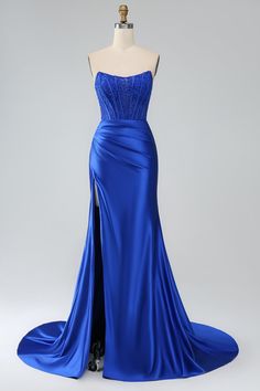 Fabric: Polyester. The fabric is comfortable for skin. Package Contents: 1x Women Dress. Occasion: Whether you are dressing it for a wedding party, prom, evening party or any other occasions, this party dress will be your lovely partner. Royal Blue Dress For Graduation, Breathtaking Prom Dresses, Royal Blueprom Dress, Royal Blue Prom Dress Plus Size, Royal Blue Dress Homecoming, Sapphire Blue Prom Dress, Marine Ball Dresses Formal Gowns, Blue Hoco Dress Long, Sweet 16 Blue Dresses