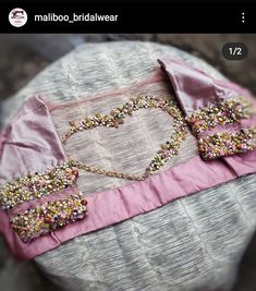 Maliboo Bridalwear, Handwork Design Unique, Handwork Design, Blouse Designs Aari Work, Blouse Maggam Work