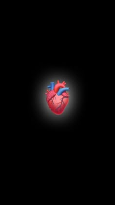 an image of a heart in the dark