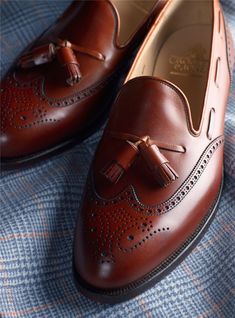 The Lichfield Tassel Loafer in Burnished Chestnut - The Ben Silver Collection Brown Wingtip Tassel Loafers With Leather Sole, Timeless Wingtip Tassel Loafers For Formal Occasions, Timeless Wingtip Tassel Loafers With Leather Sole, Wingtip Tassel Loafers With Leather Sole For Galas, Elegant Wingtip Tassel Loafers With Leather Sole, Elegant Wingtip Tassel Loafers For Galas, Elegant Tassel Loafers With Wingtip Leather Sole, Formal Wingtip Oxfords With Tassels, Wingtip Tassel Loafers With Brogue Detailing For Business