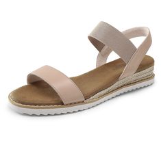 Classic, sun-kissed style that looks great with anything from a flowy sundress to shorts and a tee, this chic espadrille sandal features a stretchy fit and a jute-wrapped heel for those laid-back summer vibes. From Dream Pairs. Summer Vacation Beige Slingback Sandals, Beige Slingback Sandals For Summer Beach, Comfortable Beige Slingback Sandals For Spring, Beige Comfortable Slingback Sandals For Spring, Beige Slingback Sandals For Summer Vacation, Comfortable Beige Slingback Sandals For Summer, Beige Wedge Heel Slingback Sandals For Summer, Adjustable Casual Espadrille Wedge Sandals, Casual Adjustable Espadrille Wedge Sandals