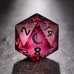 Dark Red Liquid Core Resin Dice Moon DnD D&D Dice Chonk D20 - CrystalMaggie Red Liquid, Resin Dice, Dice Box, Dice Set, Egift Card, Full Set, Dark Red, In The Heights, Color Schemes