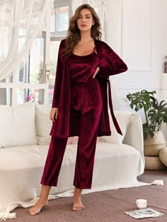 Honeymoon Clothes Night, Night Dress For Women Honeymoon, Night Suit For Women, Cozy Sleepwear, Satin Cami Top, Pajama Fashion, Cute Sleepwear