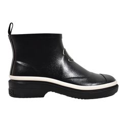 Chanel 23a Black White Caoutchouc Rubber Cc Logo Low Top Pull On Rain Boots 39 ********** Chanel ********** Brand: Chanel Size: 39 (Know Your Chanel Size) Name: Ankle Boots Color: Black Style: Rain Boots Season: 23a Style#: G45076 B13298 94305 Material: Caoutchouc Cc Logo Front Rounded Front Toe Black Rubber Caoutchouc Material Stacked Back Heel With Chanel Logo Pull On Style Low Top Ankle Rain Boots White Trim Pull Tab Cc Logo Back Brand New In Box, Comes With Box And Dust Bag 100% Authentic Or Black Ankle Rain Boots With Rubber Sole, Black Low-top Calf Leather Boots, Style Rain Boots, Short Rain Boots, Ankle Rain Boots, Chanel Brand, Boots White, Chanel Logo, Cc Logo