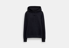 Signature Hoodie | COACH OUTLET Sling Bag Mini, Sustainable Bag, Coach Outlet, Cotton Knit, Kangaroo Pocket, Kangaroo, Hoodies Womens, Outlet, How To Wear