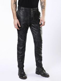 ad eBay - Find many great new & used options and get the best deals for Men's Leather Pant Genuine Lambskin Leather Jean Style Casual Slim Black Pants at the best online prices at eBay! Free shipping for many products! Leather Bottoms For Spring Streetwear, Spring Leather Bottoms For Streetwear, Black Leather Pants With Five Pockets, Casual Straight Leg Leather Pants For Streetwear, Fall Leather Pants With Five Pockets, Leather Pants With Belt Loops And Tapered Leg, Tapered Leg Leather Pants With Belt Loops, Tapered Leather Pants With Belt Loops, Casual Leather Streetwear Pants