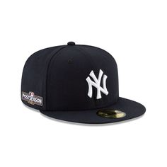 new era 59fifty ny yankees on - field fitted cap, navy / white