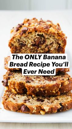 the only banana bread recipe you'll ever need