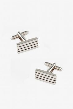 Luxury Classic Silver Cufflinks, Modern Groom, Metal Bar, Silver Cufflinks, Silver Bars, Cuff Links, Metal Jewelry, Metallic Silver, Cufflinks