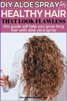 Deep Conditioner For Curly Hair, Aloe Vera Spray, Homemade Hair Spray, Diy Hair Conditioner, Diy Hair Spray, Treat Dandruff, Conditioner For Curly Hair, Egg For Hair