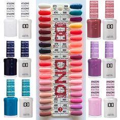 DND Gel Nail Polish Duo Collection 36 color Bundle #3 DND Dnd Gel Nail Polish, Young Nails, Liquid Nails, Lines On Nails, Gel Extensions, Beyond Beauty, Gel Art, Nail Forms, Hard Gel