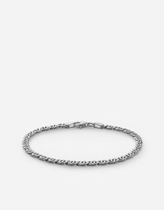 Miansai Bracelets Track Chain Bracelet Classic Silver Jubilee Chain Bracelet, Classic Silver Chain Bracelets, Classic Silver Chain Link Bracelet, Classic Sterling Silver Chain Bracelet With Solid Links, Silver Tennis Bracelet With Adjustable Chain For Everyday, Sterling Silver Box Chain Bracelet With Oval Links, White Gold Sterling Silver Bracelets With Box Chain, Classic Silver Chain Link Bracelets, Classic Bracelets With Rectangular Silver Chain Links