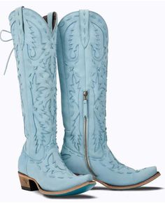 Lane Women's Reverie Tall Western Boots - Snip Toe Turquoise Cowboy Boots, Tall Western Boots, Womens Ariat Boots, Tall Western Boot, Vintage Western Style, Justin Boots Womens, Equestrian Riding Boots, Twisted X Boots, Boot Barn