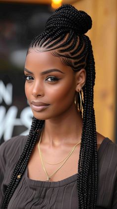 Slay the Day: 24 Protective Hairstyles for 4C Hair New Braiding Hairstyles, All Back Hairstyles For Black Women, Braids For 4c Hair, Haïr Style For Wedding, Protective Hairstyles For 4c Hair, Updo Braids For Black Hair, Cute Braid Styles, Modern Hair Styles, Knotless Box Braids Hairstyles