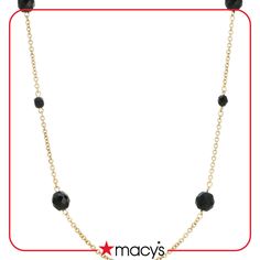 in stock Elegant Adjustable Chain Necklace, Black Single Strand Necklace For Party, Trendy Black Beaded Necklaces For Party, Chic Black Necklace With Black Beads, Trendy Black Beaded Necklace For Party, Trendy Black Beads Necklace For Party, Elegant Black Beaded Chain Necklace, Black Round Beads Jewelry Fashion Accessory, Black Round Beaded Fashion Jewelry