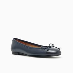 Take your classic navy leather Ballerina flat one step higher with a patent capped-toe, the Balmoral is destined to be a great match for your outfit wherever you may go. This high demand item is on reservation. We recommend pre-ordering your pair to guarantee your size. Extra soft leather upper Extra cushioned insole Rubber sole 0.25 inch heel Made in Spain Ballerina Heels, Navy Leather, Ballerina Flats, Ballet Flat, Ballet Flats, Soft Leather, Rubber Sole, Leather Upper, Spain