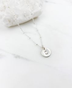 Sterling Silver Initial Necklace, Personalized Initial Necklace Gift, Silver Initial Necklace, Sterling Silver Necklace, Necklaces for Women - Etsy Delicate Silver Pendant Initial Necklace, Sterling Silver Initial Pendant Charm Necklace With Delicate Chain, Sterling Silver Initial Pendant Necklace With Delicate Chain, Dainty Hypoallergenic Initial Pendant Necklace, Sterling Silver Initial Necklace With Delicate Chain, Minimalist Pendant Initial Necklace As Gift For Her, Sterling Silver Initial Pendant Necklace As Gift For Her, Silver Minimalist Initial Pendant Necklace, Silver Hypoallergenic Charm Necklace With Initial Pendant