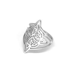 PRICES MAY VARY. 【MATERIAL】 The Quaternary Wiccan Witches Celtic knot ring is made of stainless steel, which has the advantages of not fading, not easy to scratch and leave marks, and never deforms. (durable fashion jewellery designs) 【DESIGN CONCEPT】 This witch's knot ring features an intricately woven Celtic style. Celtic knots represent faith, hope, friendship and infinite love. Celtic rings have been known as symbols of love and eternity for thousands of years. Traditional and meaningful. 【S Witch's Knot, Witches Knot, Wiccan Witch, Celtic Knot Ring, Adjustable Knot, Infinite Love, Celtic Style, Celtic Knots, Celtic Rings