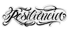 the word resilinco written in cursive writing