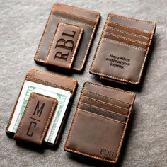 Groomsmen Gifts Personalized, Custom Wedding Gifts, Personalized Wallet, Clip Wallet, Leather Wallets, Leather Conditioner