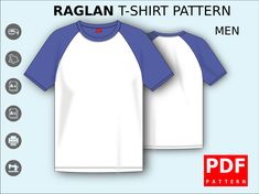 raglan t - shirt pattern for men