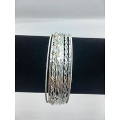 Beautiful Stackable Diamond-Cut Bangle Bracelets. Set Of 8 Pieces For Each Set. Finish On This Set Is Silver. Wear Them Together Or Separately. Multi Use - Everyday Wear Or Dress Up Your Look! Car Bar, Diamond Stacks, Bracelets Set, Wedding Bracelet, Diamond Cut, Womens Jewelry Bracelets, Bangle Bracelets, Diamond Cuts, Silver Bracelet