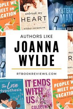 the cover for authors like joanna wilde