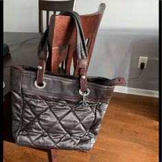 Chanel Brown Tote In Very Good Condition. Please See Pictures For Details. Any Questions Or Would Like More Details Please Just Message Me! Happy Poshing! Chanel Brown Tote, Chanel Tote, Brown Tote, Real Pictures, Chanel Shoes, Michael Kors Jet Set, Womens Tote Bags, Chanel Bag, Michael Kors