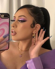 Stargaze Drop Earrings-Chvker Jewelry Take A Selfie, Glam Makeup Look, Dope Makeup, Cute Makeup Looks, Makeup Eye Looks