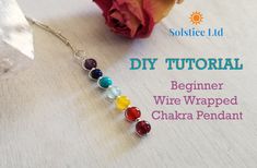 Spiritual Jewelry Diy, Chakra Diy Crafts, Chakra Crafts Diy, Chakra Jewelry Diy, Handmade Holistic Crystal Necklaces For Meditation, Chakra Necklace Diy, Chakra Necklace Tutorial, Chakra Bracelet Diy, Chakra Crafts