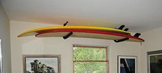 SUP Ceiling Rack | Surfboard or Stand Up Paddle Surfboard Storage, Surf Rack, Kayak Storage Rack, Board Ceiling, Surfboard Rack, Sup Stand Up Paddle, Board Rack, Kayak Storage, Garage Storage Solutions