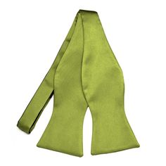 Our wasabi green self-tie bow ties are made from heavyweight woven material with a smooth satin finish, creating a sharp look suited for your most formal occasions. When tied, the bow measures approximately 4-inches across by 2.5-inches high. The adjustable neck fits sizes from 13.75- to 18-inches. Be sure to check out the matching wasabi neckties and pocket squares.We recommend this shade for a chartreuse green color. Product Features • Bow measures approximately 4" across and 2.5" high on the Green Bow Tie With Tie Back For Formal Occasions, Elegant Green Bow Tie For Black Tie Events, Classic Green Suit And Tie Accessories With Satin Bow, Elegant Green Suit And Tie Accessories With Bow, Green Tie With Decorative Bow For Formal Occasions, Fitted Green Suit And Tie Accessories For Party, Green Fitted Suit And Tie Accessories For Party, Green Bow Tie For Black Tie Events, Classic Green Bow Tie And Suit Accessories