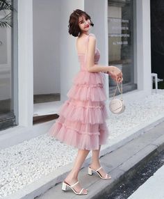 Light Pink Dress Aesthetic, Short Light Pink Dress, Oc Style, White Black Dress, Prom Dress Pink, Simple Homecoming Dresses, Pink Homecoming, Pink Homecoming Dress, Short Prom Dress