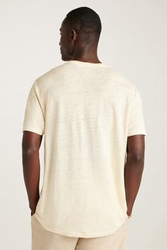 Linen Crew Neck Tee | Bonobos Casual Luxury, Mens Linen, Crew Neck Tee, Jersey Fabric, Everyday Essentials Products, Neck T Shirt, Crew Neck, Fabric, T Shirt