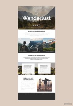 the wanderlust wordpress theme is clean and modern